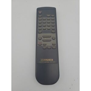 Fisher Remote Control RVR 2507 TV VCR Black OEM Replacement Controller